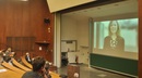 LMU Vice President Prof. Dr. Francesca Biagini opening the Doktorand*innentag via Zoom from the U.S.