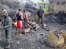 <b>Another day at work - typical Nigerian abattoir</b>
