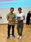 Yusuf Qutbuddin and Andrea Cheradil, the winners of the GC Speed Slam